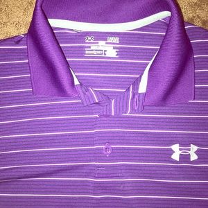 Purple UA Polo Size LG “Loose fit”